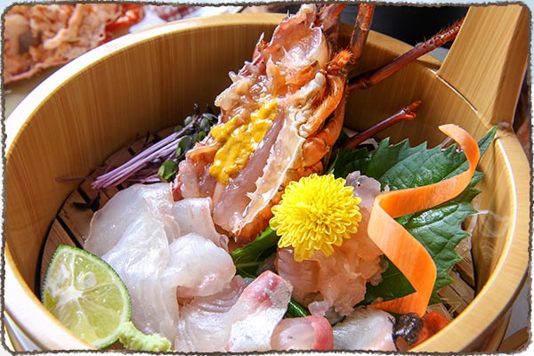 伊勢海老のお造り