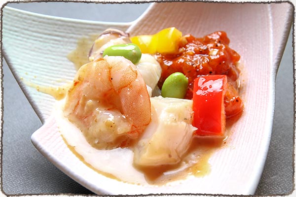 シーフードカルパッチョ