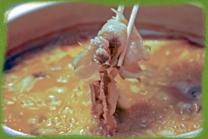 新鮮なぼたん肉